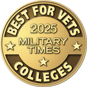 Military Times' "Best for Vets" award for 2025