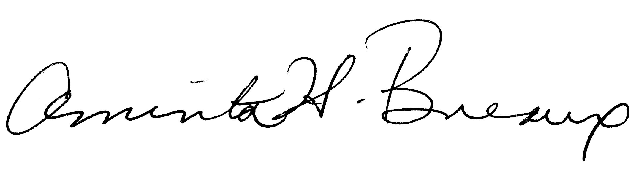 aminta breaux signature