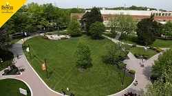 campus aerial teams background