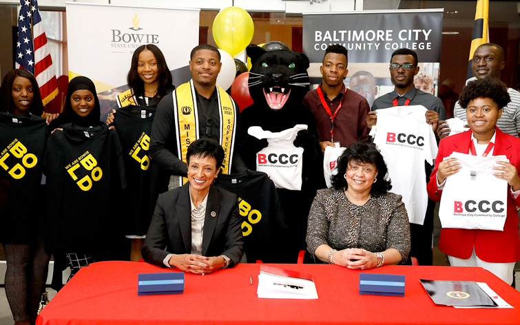 Bowie State University & Baltimore City Community College Celebrate Bold New Partnership