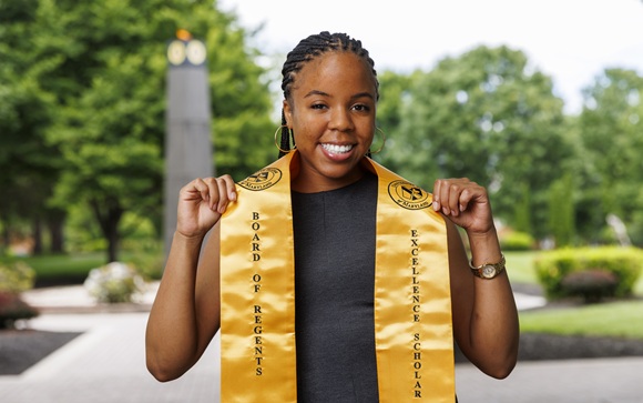 Following a Family Tradition, Arielle Johnson Creates Her Own Legacy at Bowie State 