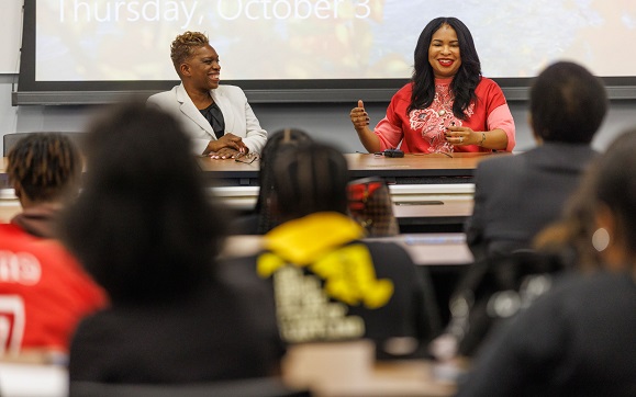 Arndrea Waters King Addresses the Importance of Voting at Election Event