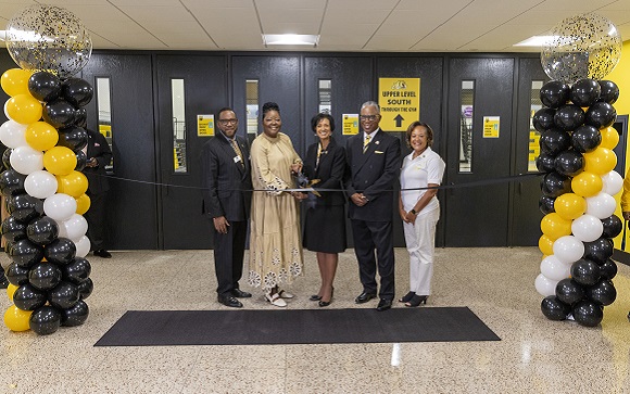Bowie State University Celebrates New NBA-Style Basketball Court With Ribbon Cutting Ceremony