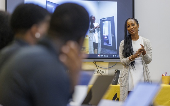 For Maggy Francois, Investing in Bowie State Students Starts with Betting on Herself