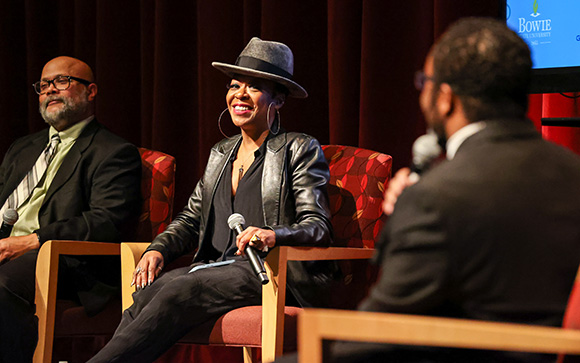 Tichina Arnold Visits Bowie State to Combat Phishing With Gabriel Crypto