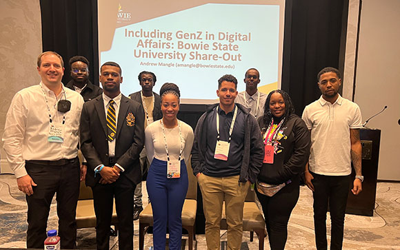 Multimedia Group Visits Bowie State to Recruit Young Journalists