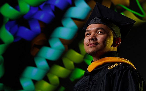 Lure of Research and Ph.D. Program Attracts Bioinformatics Graduate