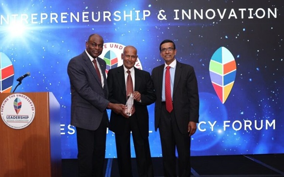 Dr. Neelagaru Honored at National HBCU Summit in Atlanta