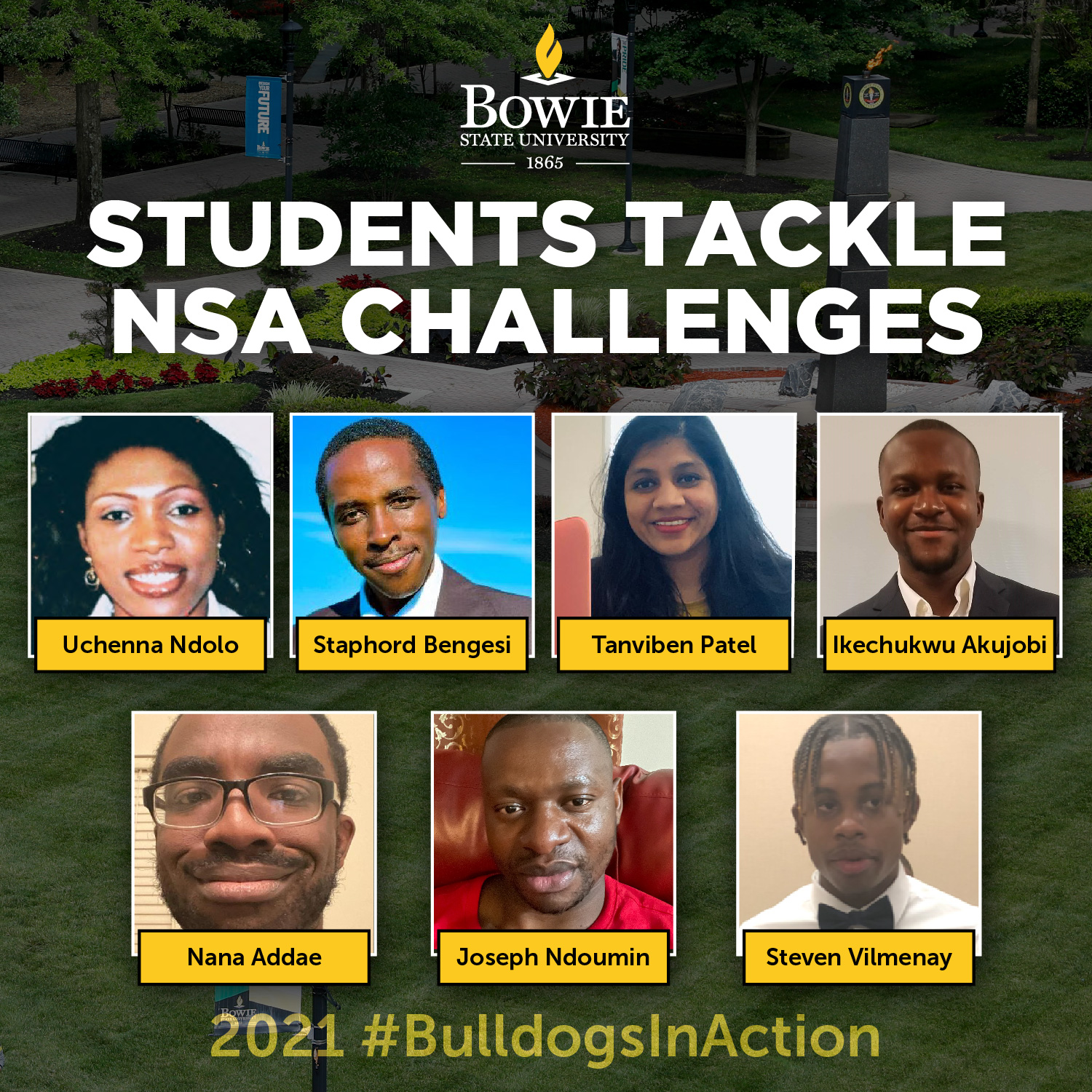 Bowie State University Students Tackle NSA Challenges 2021 #BulldogsInAction