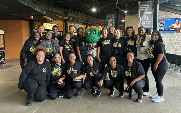 Bowie State Softball Team Honored by Bowie Baysox