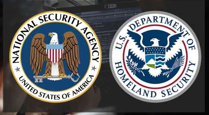 NSA and Homeland Security logos