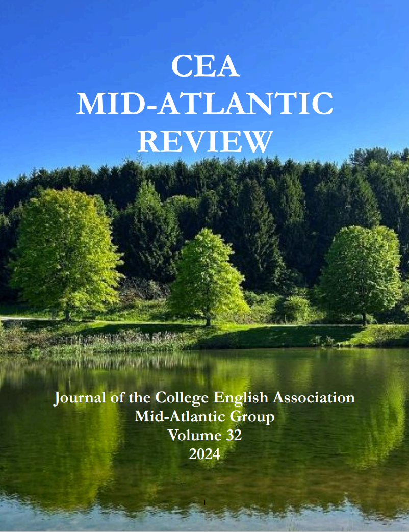  CEA Mid-Atlantic Review volume 32 cover