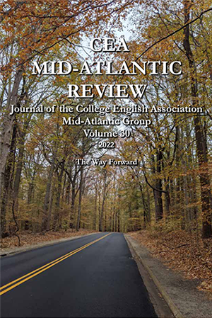 CEA Mid-Atlantic Review volume 30 cover