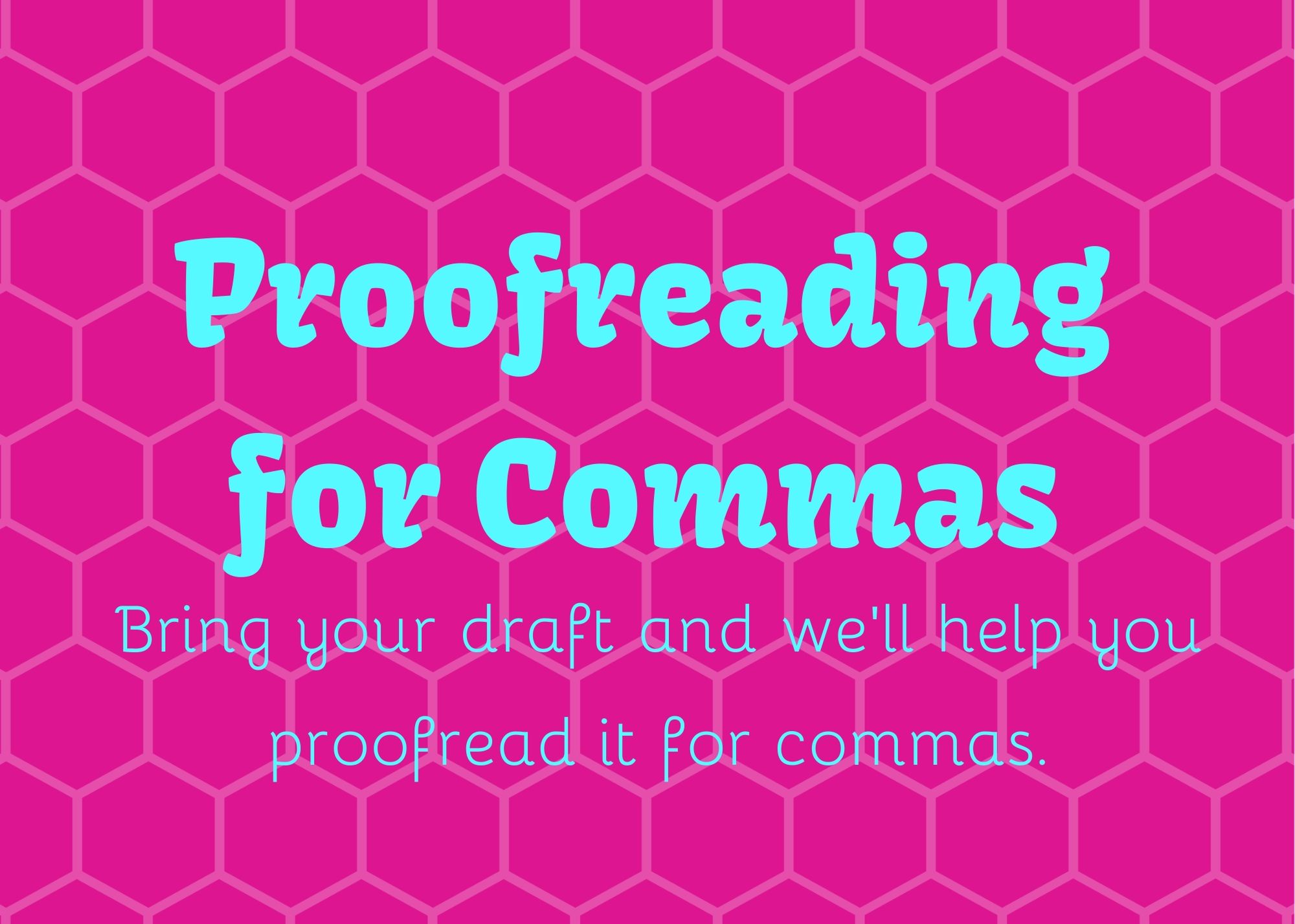proofreading for commas