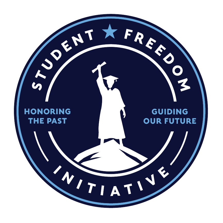  The single purpose nonprofit organization, Student Freedom Initiative, logo 