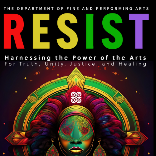 Flyer to promote black history arts in the event