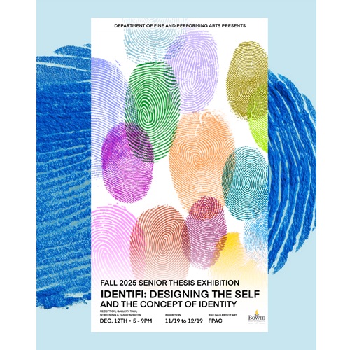 Bowie State logo used to promote fine arts event