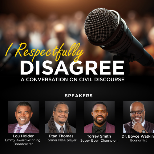 Bowie state flyer used to promote Etan Thomas event 